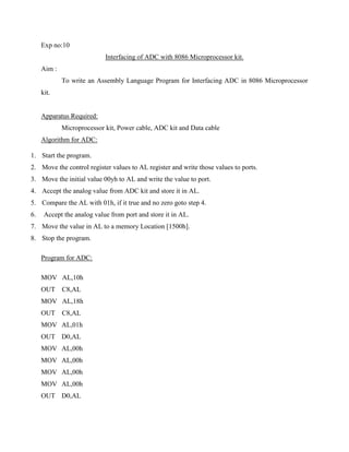 Mpmc lab | PDF | Programming Languages | Computing