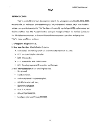 MPMC LAB MANUAL_DR VKNAIK_MICROPROCESSOR | PDF