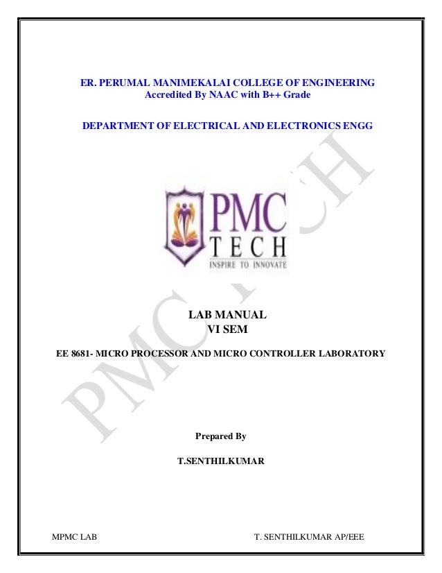 MPMC LAB MANUAL EEE