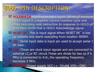 MICROPROCESSOR 8085 ppt | PPTX