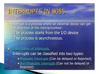 MICROPROCESSOR 8085 ppt | PPTX