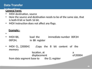 Microprocessor introduction and interfacing | PPTX