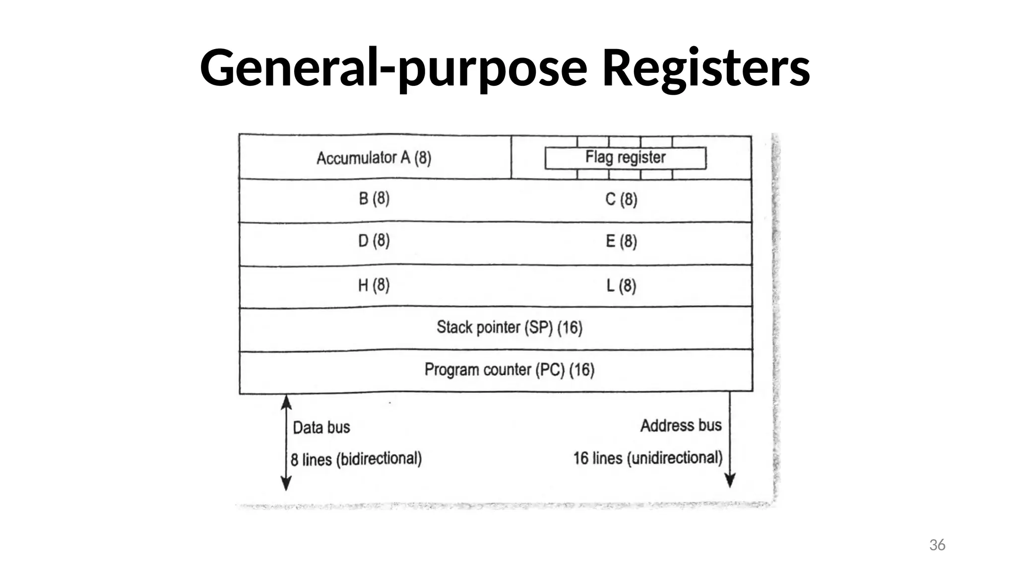 General-purpose Registers
36
 