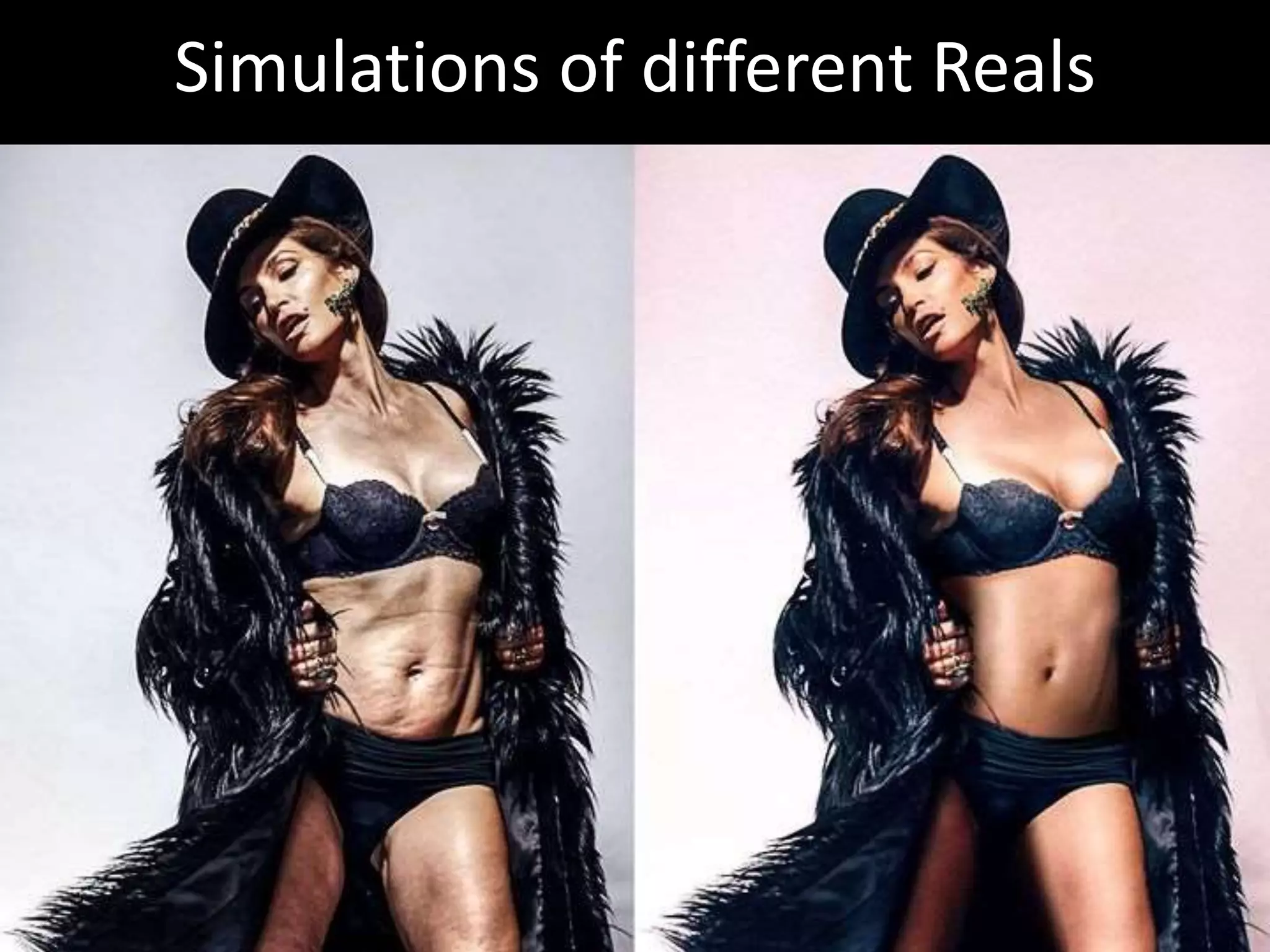 Simulations of different Reals
 