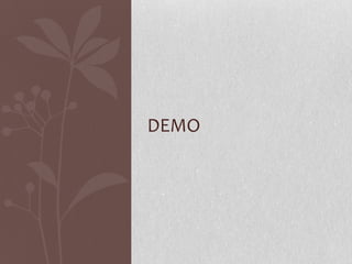 DEMO
 