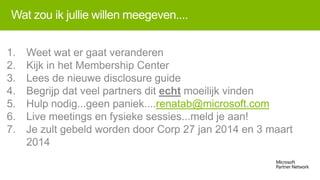 Wat zou ik jullie willen meegeven....

renatab@microsoft.com

 