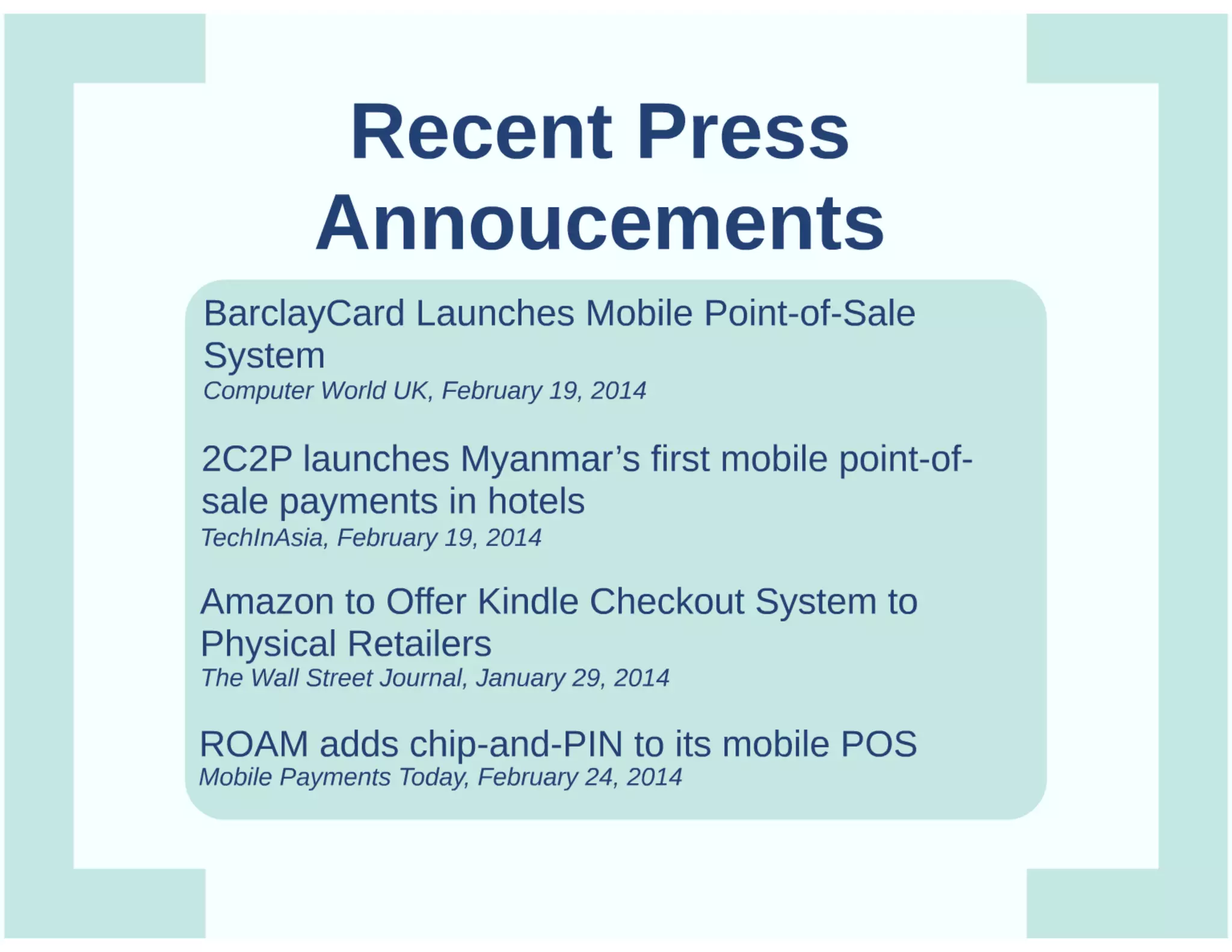 Mobile POS solutions Prezi presentation