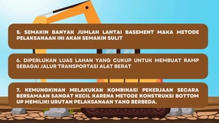 Metode pelaksanaan pembangunan basement apartemen | PDF