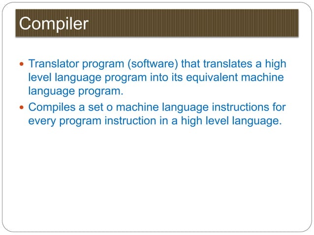 classification of computer language | PPT