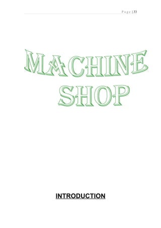 P a g e | 33




INTRODUCTION
 