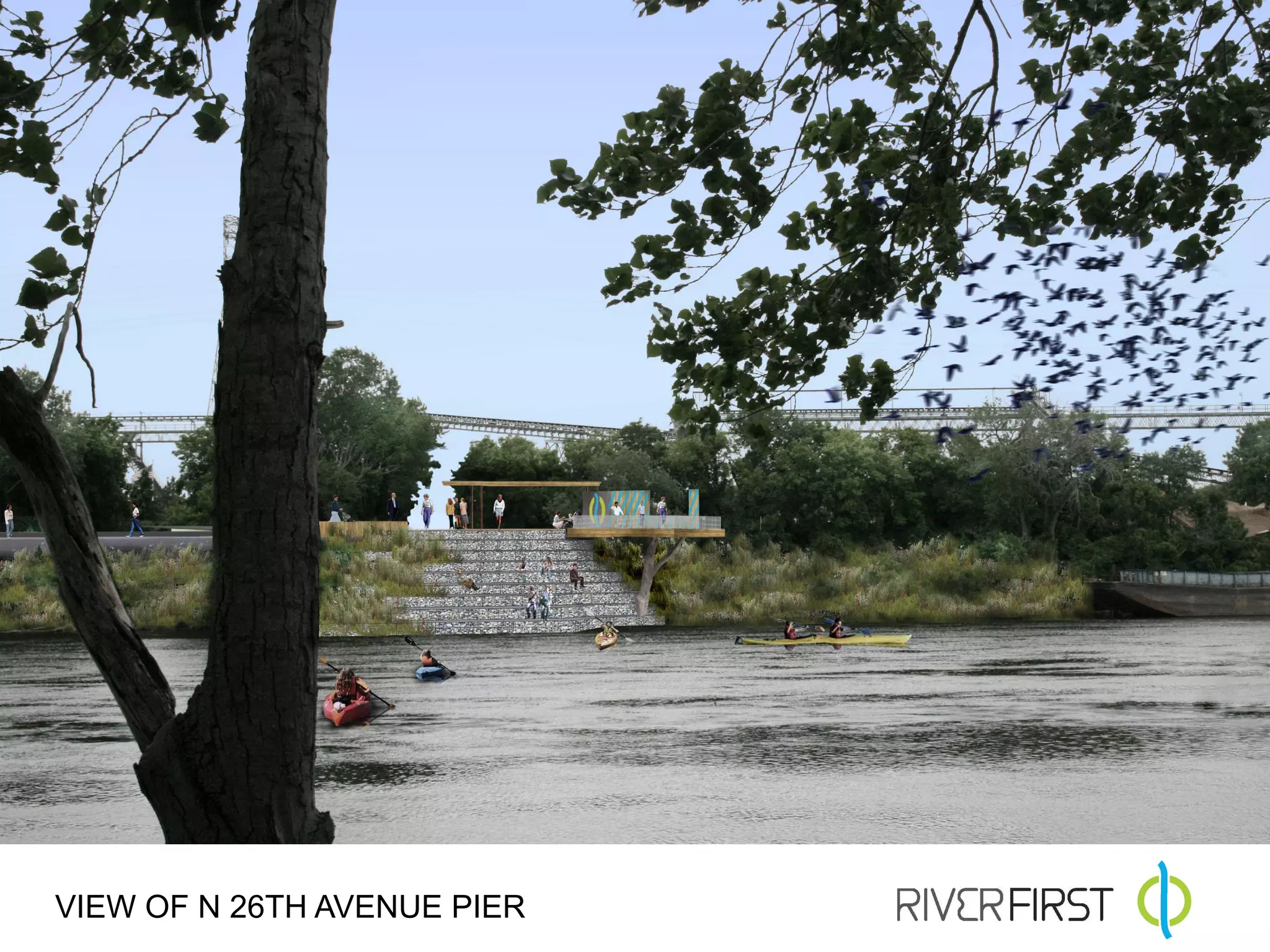 VIEW OF N 26TH AVENUE PIER
 