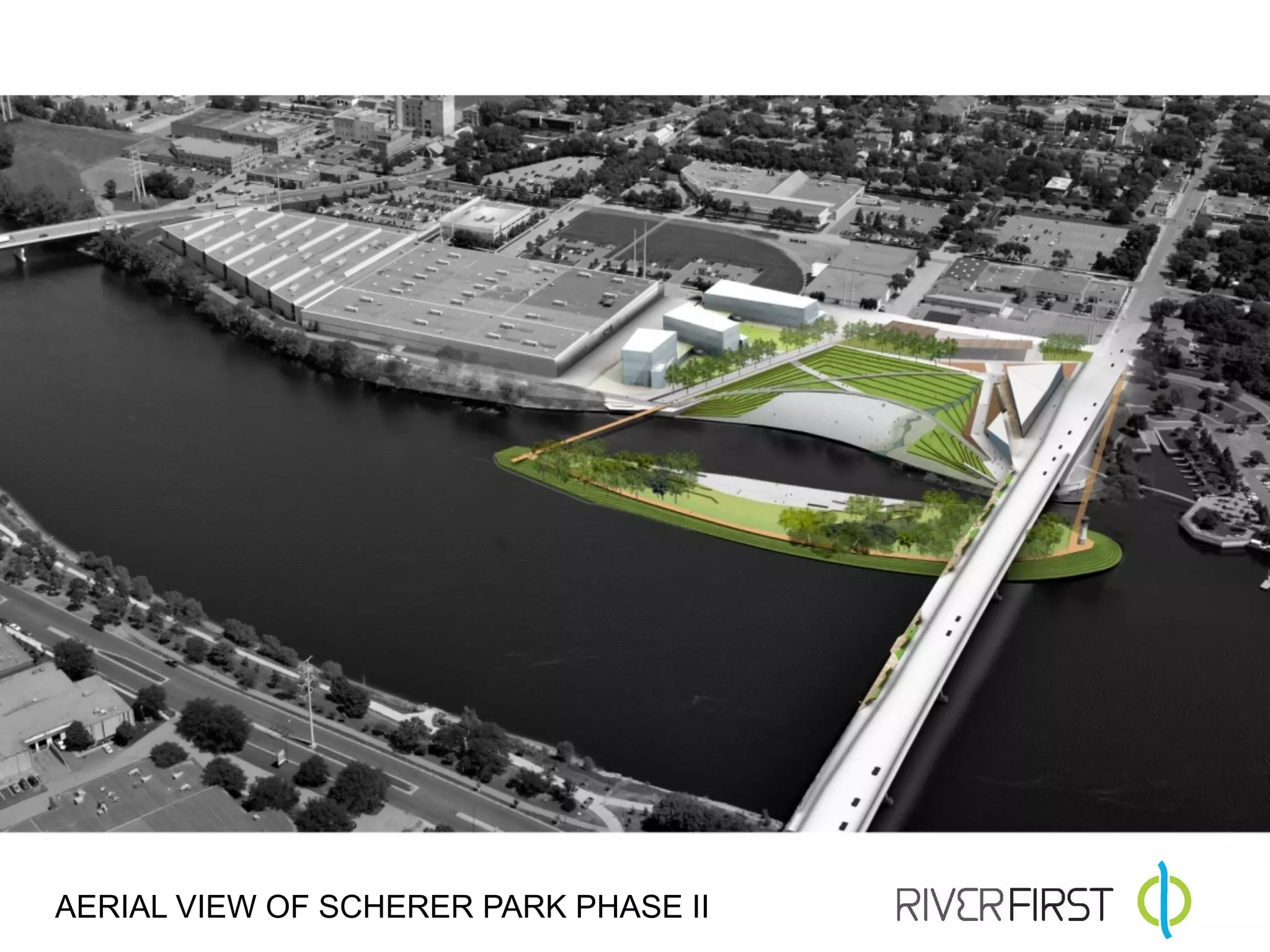 AERIAL VIEW OF SCHERER PARK PHASE II
 