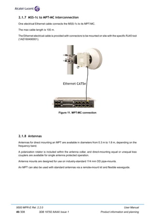 Mpr mss 1 c_user_manual (Alcatel Lucent) | PDF