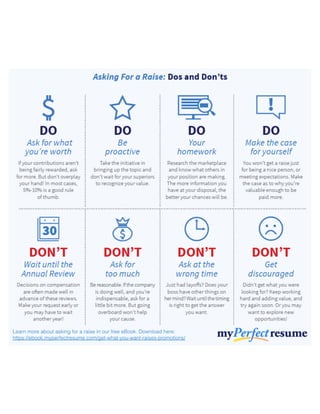 Dos and Don'ts Asking For A Raise