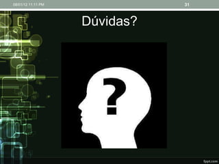 Dúvidas? 08/01/12   11:11 PM 