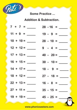 Senior Math Tests MaRRS Pre School Bee - MATHS - National - Senior KG - Practice Tests | PDF