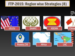 FTP-2015: Region wise Strategies (8)
 