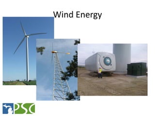 Wind Energy




M ICHIGAN P UBLIC S ERVICE C OMMISSION
 