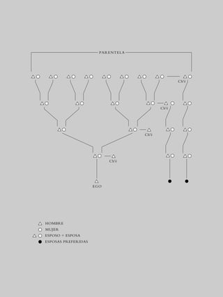 PARENTELA




                                                 Ch'é




                                          Ch'é




                                   Ch'é




                           Ch'é




                     EGO




HOMBRE
MUJER
ESPOSO = ESPOSA
ESPOSAS PREFERIDAS
 