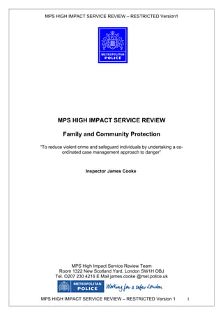 MET Police Service Review 2005-2006