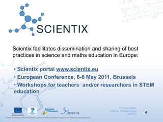 Scientix Observatory: Good practices in internalisation and ...