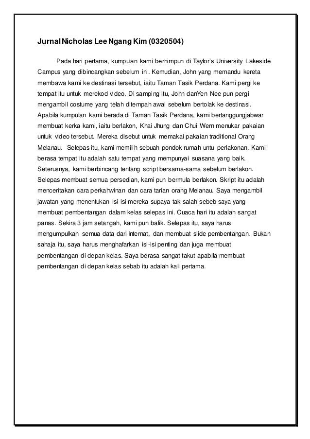 MPU REPORT HUBUNGAN ETNIK (MELANAU)