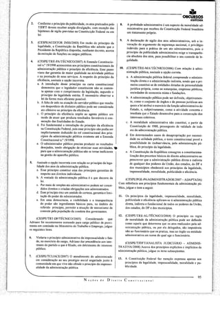 MPU - Direito Constitucional