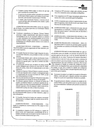 MPU - Direito Constitucional