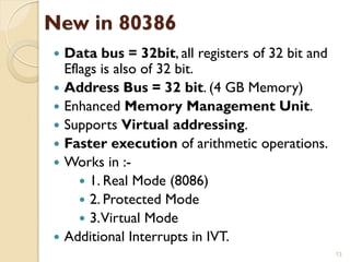 Microprocessor Unit-1( Introduction to 80386 Microprocessors)Second ...