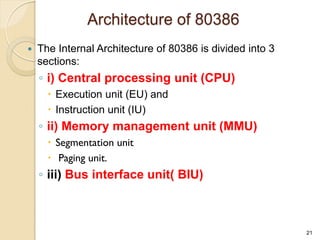 Microprocessor Unit-1( Introduction to 80386 Microprocessors)Second ...