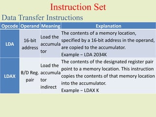 Instruction set and programming of 8086 Microprocessor | PDF