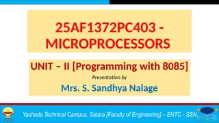 Comprehensive Guide to Programming with 8085 Microprocessor Assembly ...