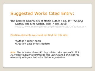 Mcpv Library Citation Instruction