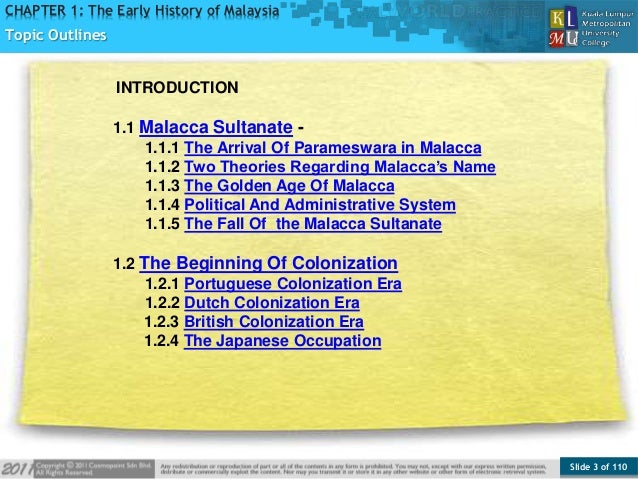 Pengajian Malaysia Bab 1