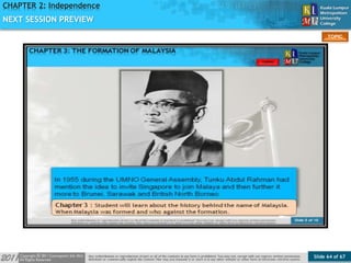 Slide 64 of 67
TOPIC
CHAPTER 2: Independence
NEXT SESSION PREVIEW
 