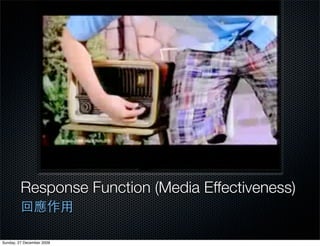 Response Function (Media Effectiveness)


Sunday, 27 December 2009
 