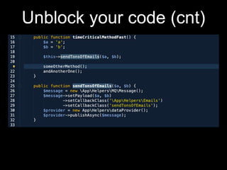 Unblock your code (cnt)
 