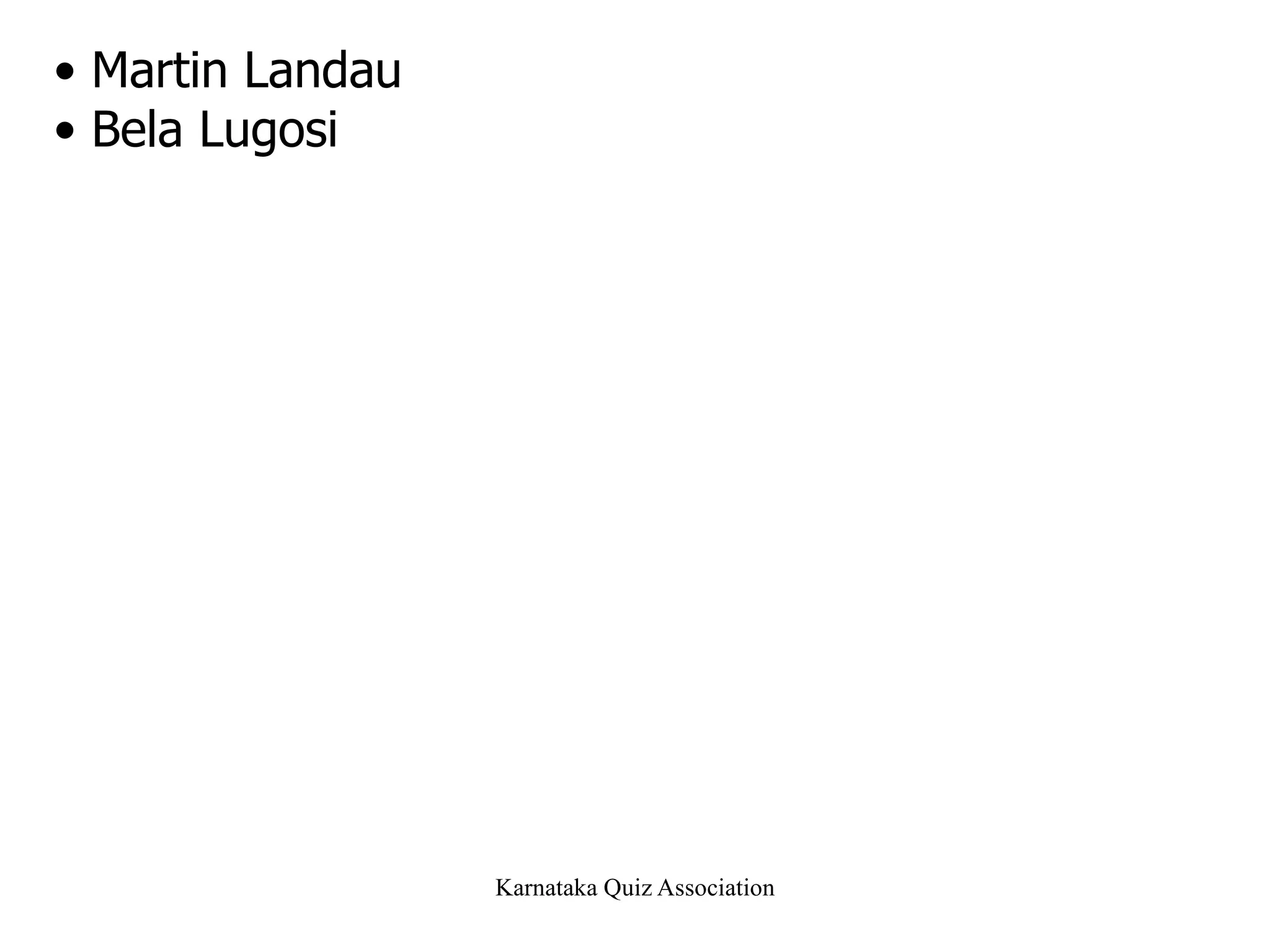 Martin Landau Bela Lugosi 