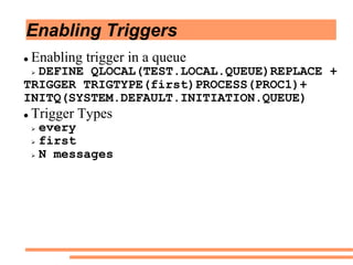 Websphere MQ (MQSeries) fundamentals | PDF