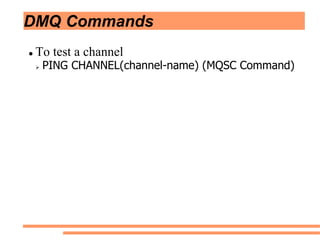 Mqsc Model Command Websphere MQ (MQSeries) fundamentals | PDF