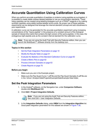Mq peptide-quantitation-tutorial-en | PDF