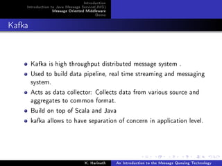 An Introduction to the Message Queuning Technology | PDF