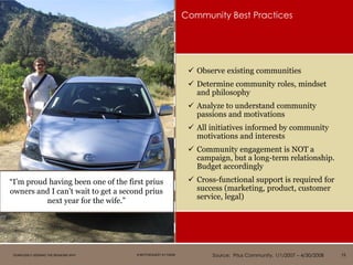 How Communities Work