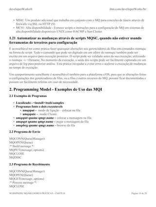 Terr Scripts Mq conceitos melhores_praticas_parte_ii | PDF