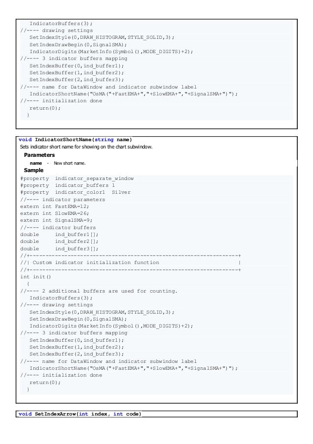 mql4 reference manual