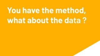 You have the method,
what about the data ?
 