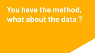 You have the method,
what about the data ?
 
