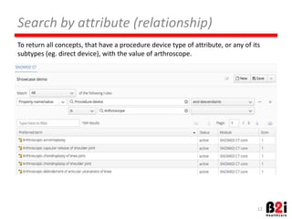 Complex 
query 
The 
below 
query 
combines 
hierarchical, 
a[ribute, 
lexical 
and 
metadata 
searches, 
using 
logical 
and, 
logical 
or 
operators 
and 
exclusion. 
12 
 