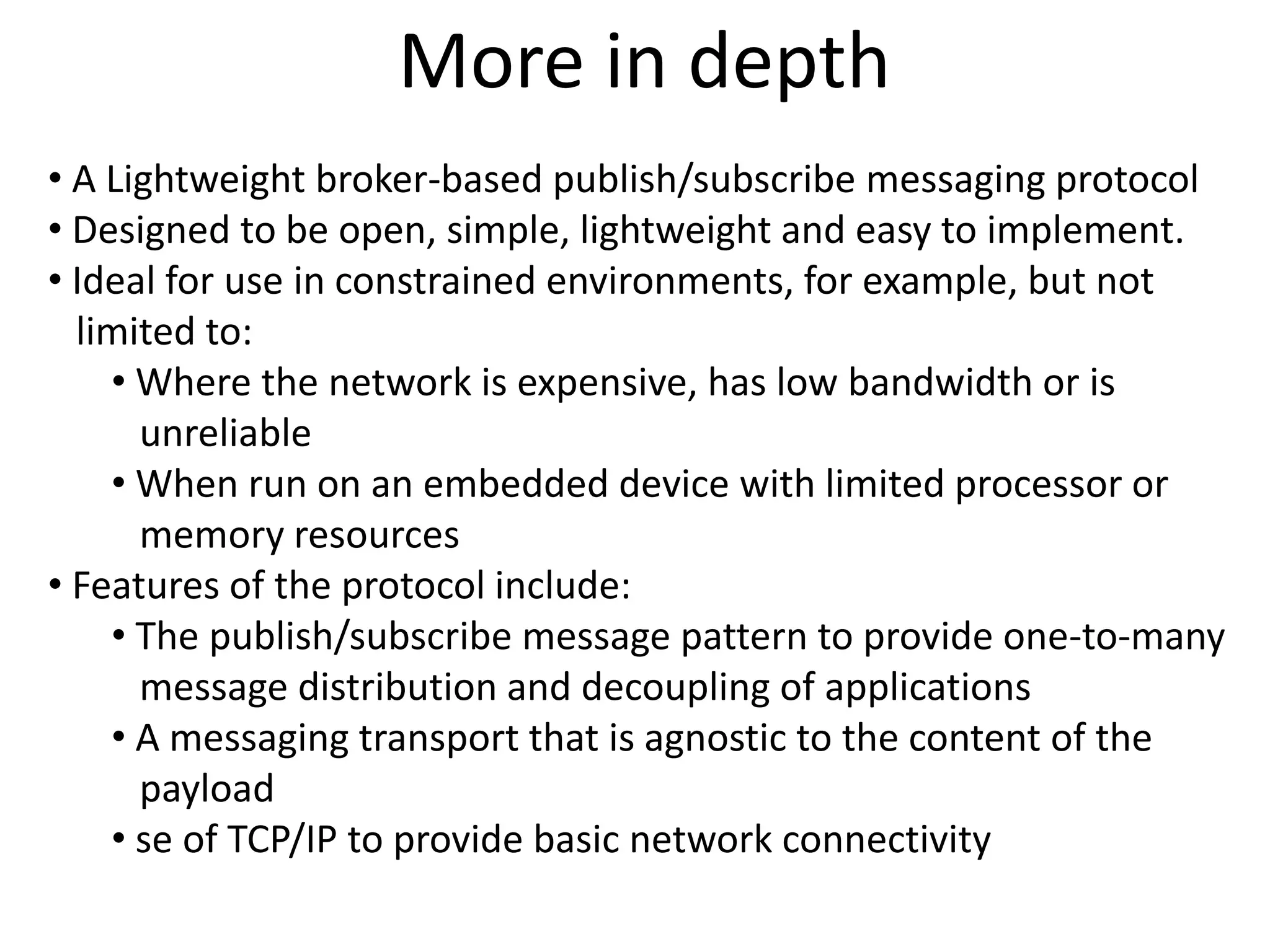 Mqtt pptx computer networking computing