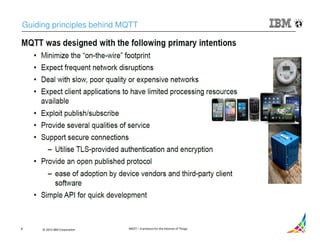 Mqtt – a protocol for the internet of things | PDF